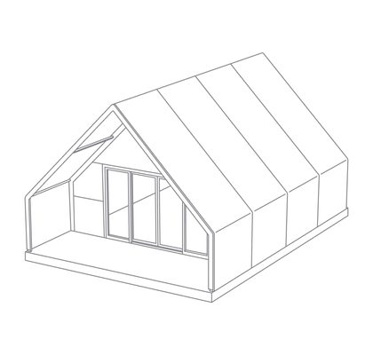 FDomes A-Frame Basic Glamping Cabin