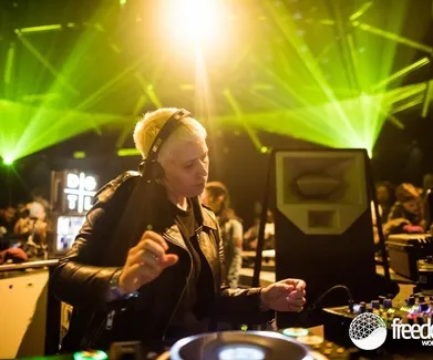 Music & Art Feast in a Black Dome at the DGTL Festival