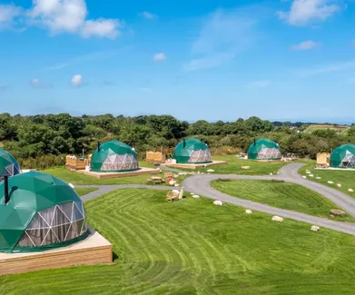 pic showing Brynteg Glamping Resort during day