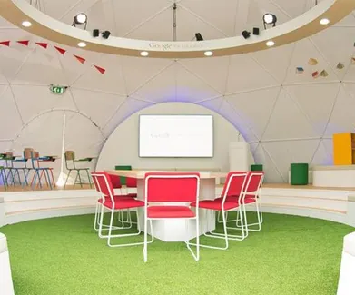 Outdoor Classroom Dome powered by FDomes