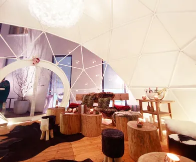 Geodesic Dome for Das Stue Classic 30 optimized