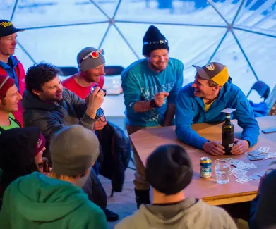 Glamping 75 dome for Skeena Heliskiing optimized