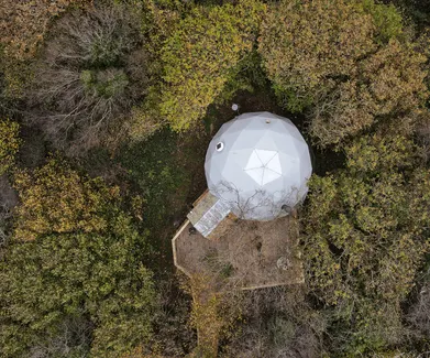 Fdomes dome in the woods
