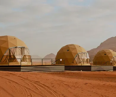 SunCity Camp Glamping Wadi Rum desert in Jordan powered by FDomes