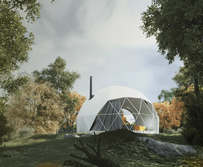 FDome F20 model dome outdoors