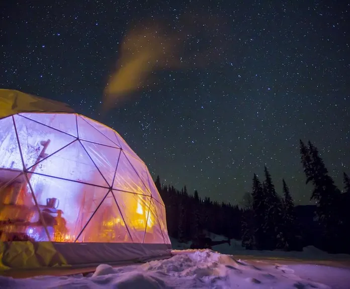 Dome tent in British Columbia by Freedomes