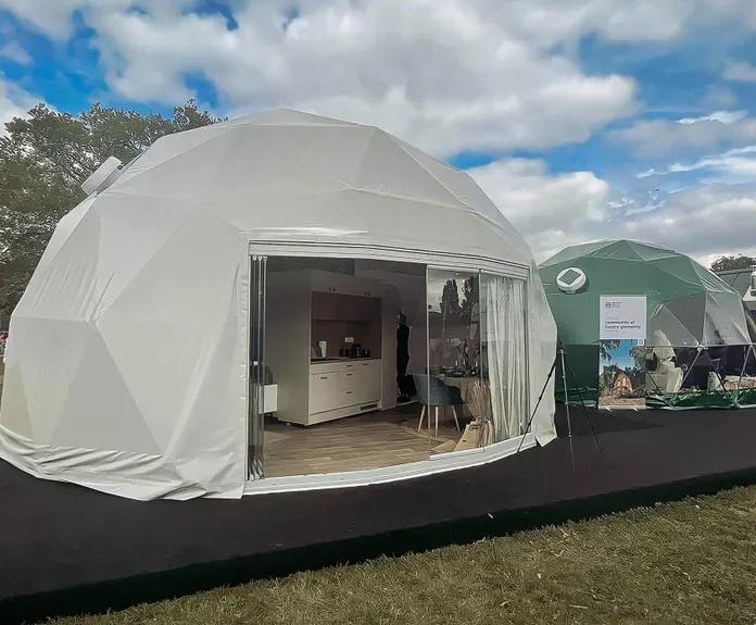 FDomes at the glamping show UK