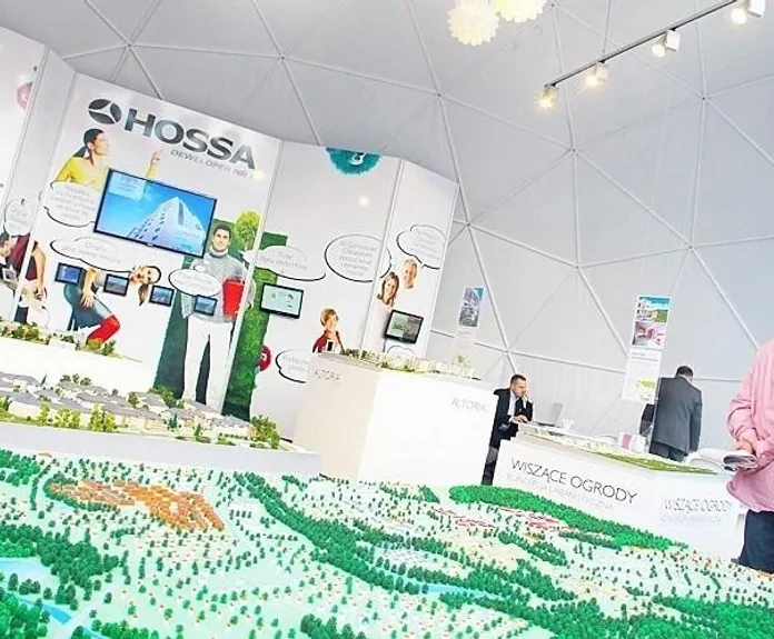 interior white dome tent