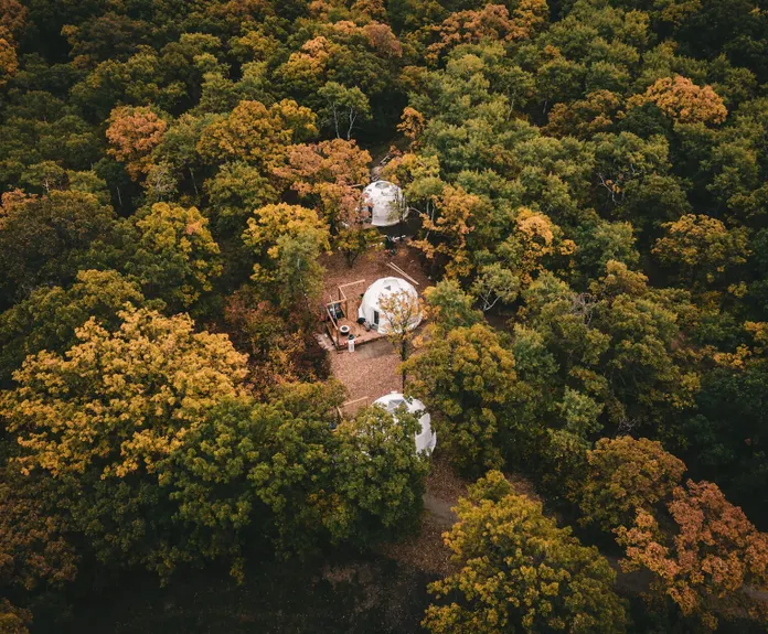 Oak Haven Oasis powered by FDomes Glamping photo by Taylor Penner