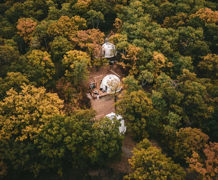 oak haven domes in the woods