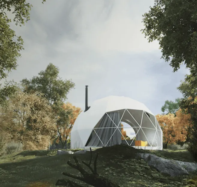 FDome F20 model dome outdoors