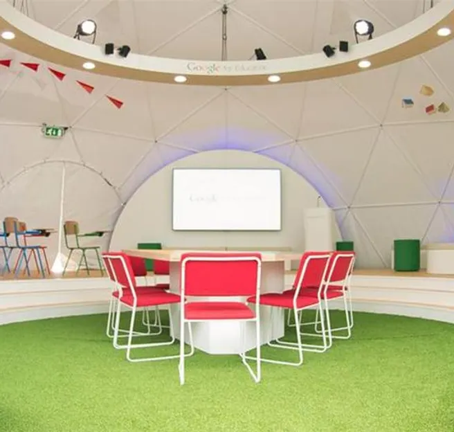 Outdoor Classroom Dome powered by FDomes