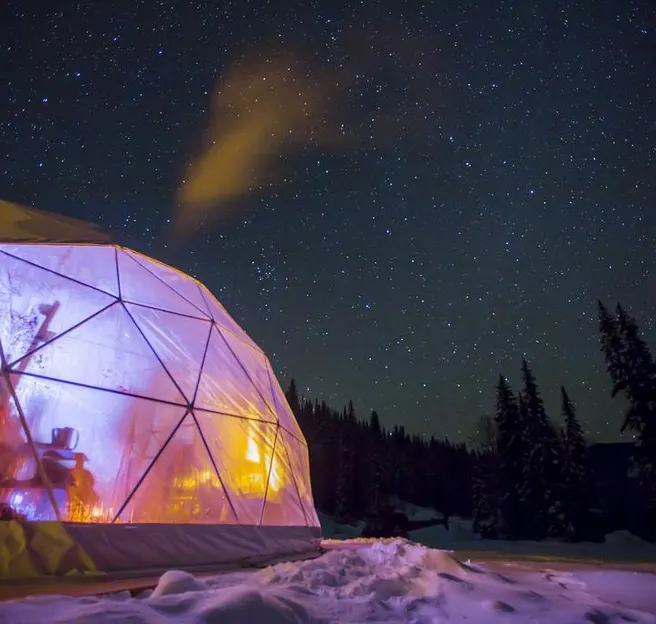 Dome tent in British Columbia by Freedomes