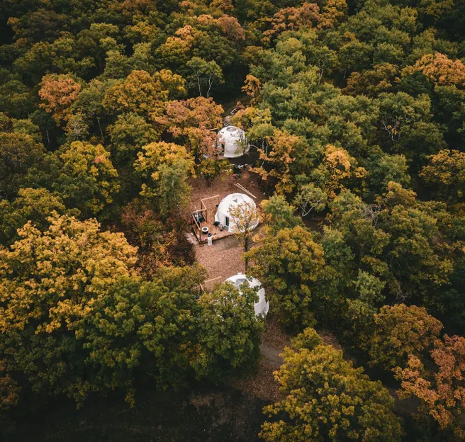 Oak Haven Oasis powered by FDomes Glamping photo by Taylor Penner