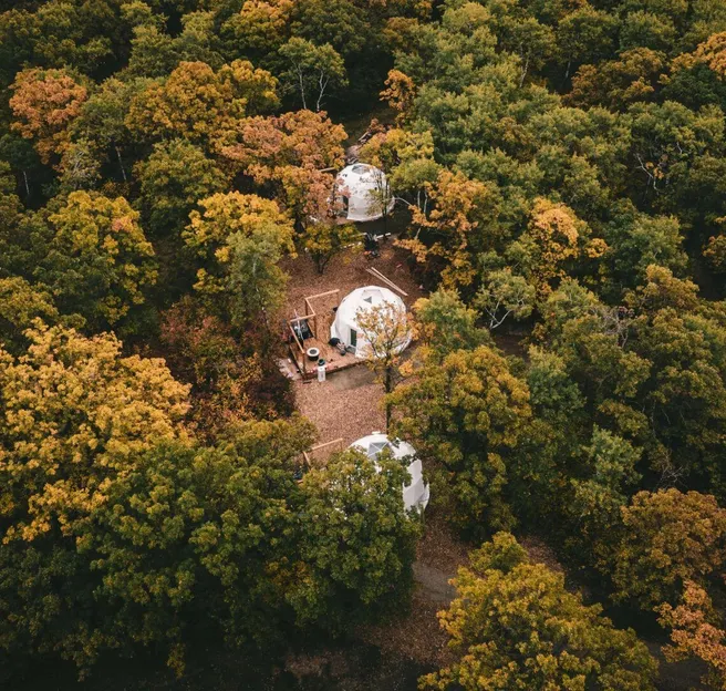 oak haven domes in the woods