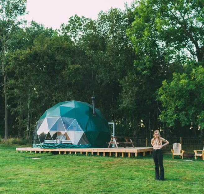 Camp Katur FDomes Glamping Geodesic Domes