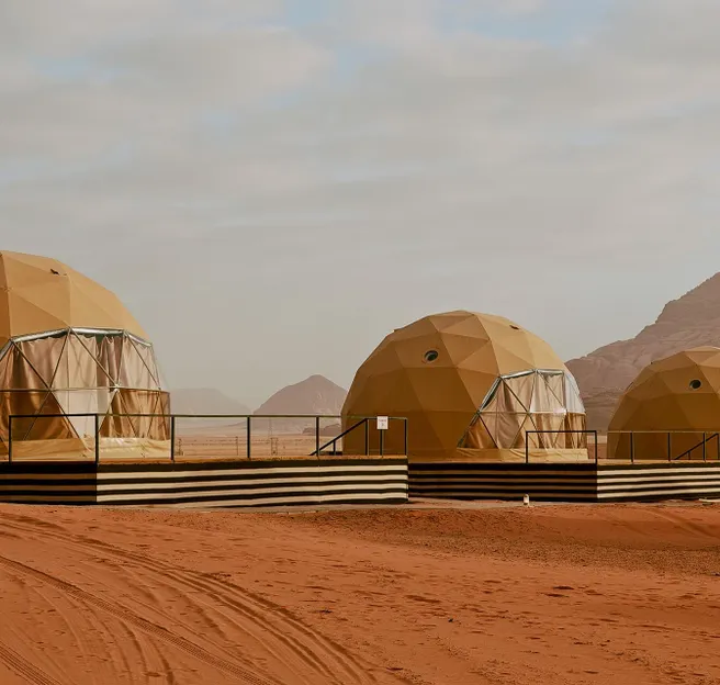 SunCity Camp Glamping Wadi Rum desert in Jordan powered by FDomes