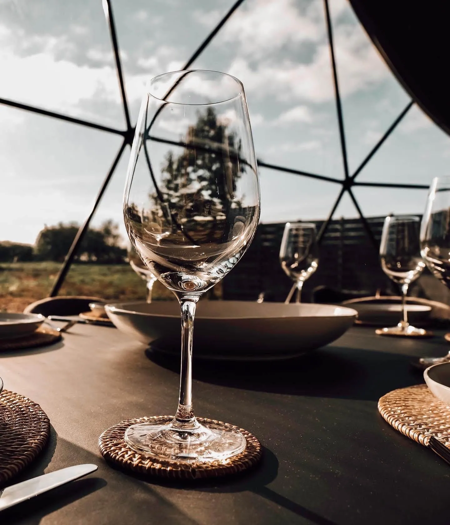 glamping party fdomes