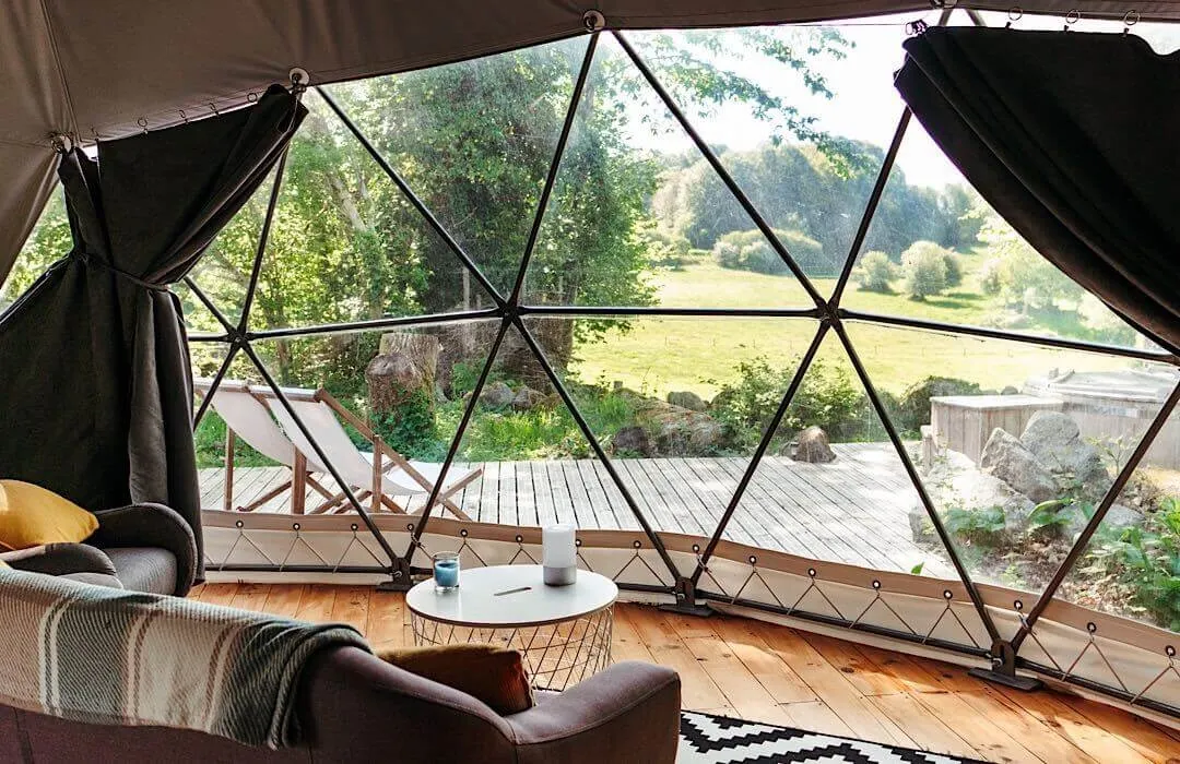 Chataigne le Monteil revolution FDomes glamping