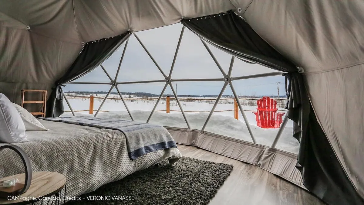 geodesic dome bedroom 