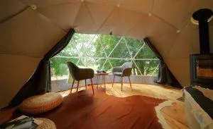 West Pomeranian Glamping Dome inside