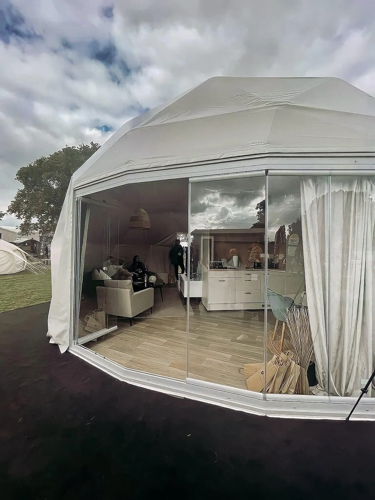 FDomes glamping show uk 2021