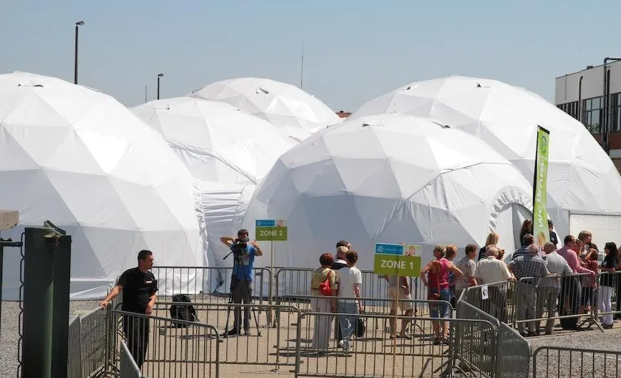 FDomes connected domes