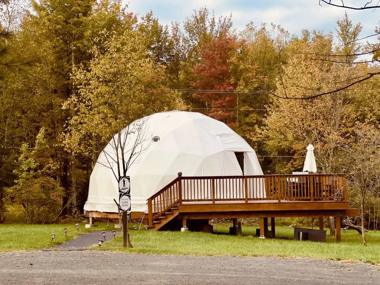 white dome dirt road Unique Escapes
