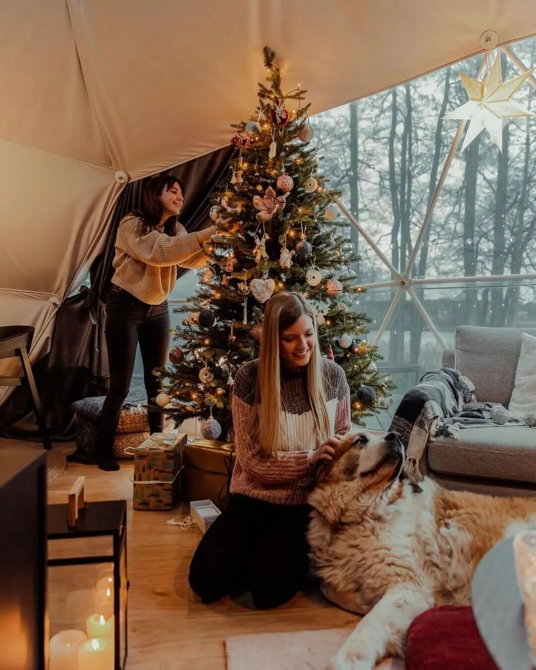 FDomes Christmas 2021 photoshoot