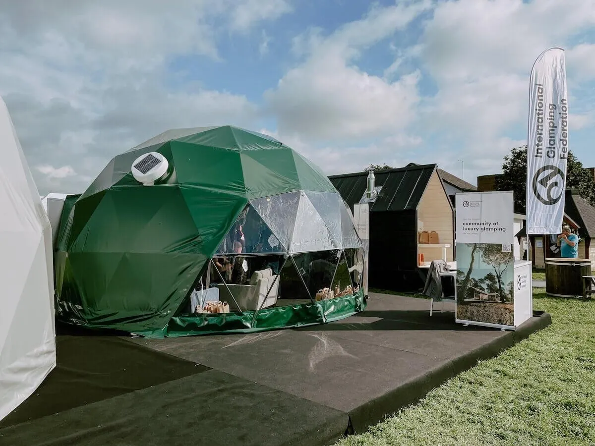 The glamping show UK 2021 FDomes