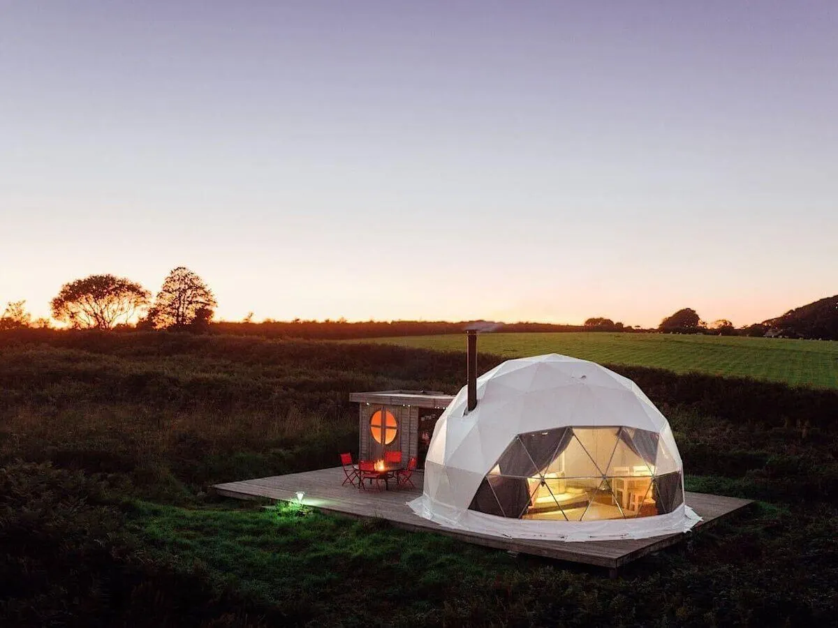 FDomes geodesic dome pic by Owen Howells