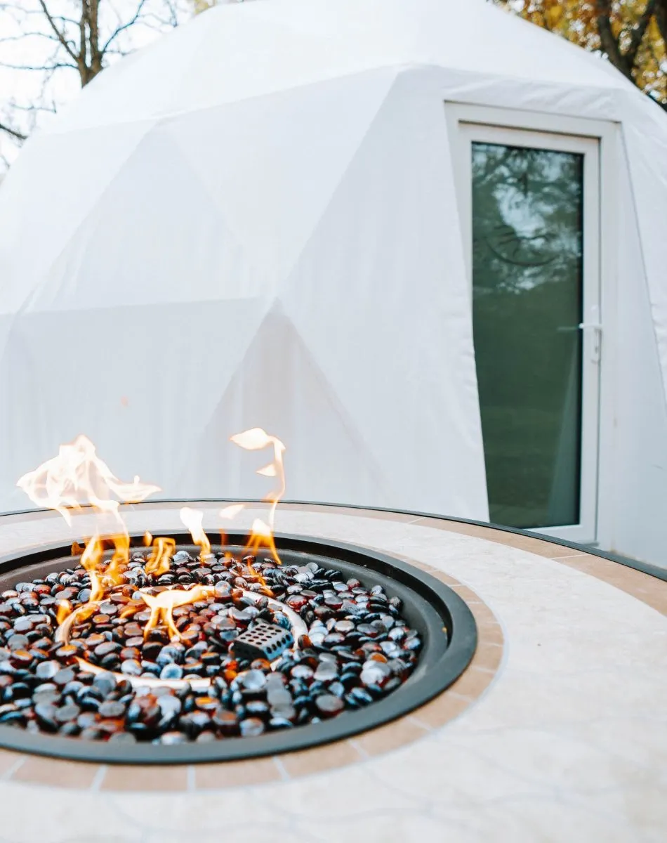Oak Haven Oasis powered by FDomes Glamping photo by Taylor Penner