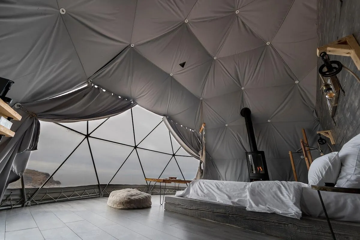 Alum-Air Insulation, Insulation+ Odom glamping FDomes