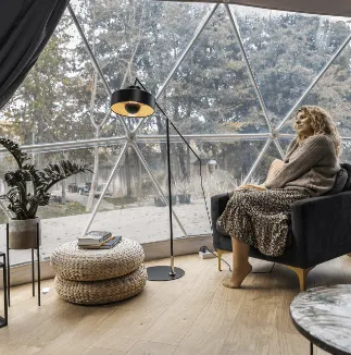 Fdomes interior cozy winter time