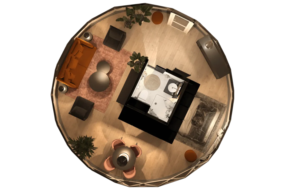 Fdomes glamping dome 