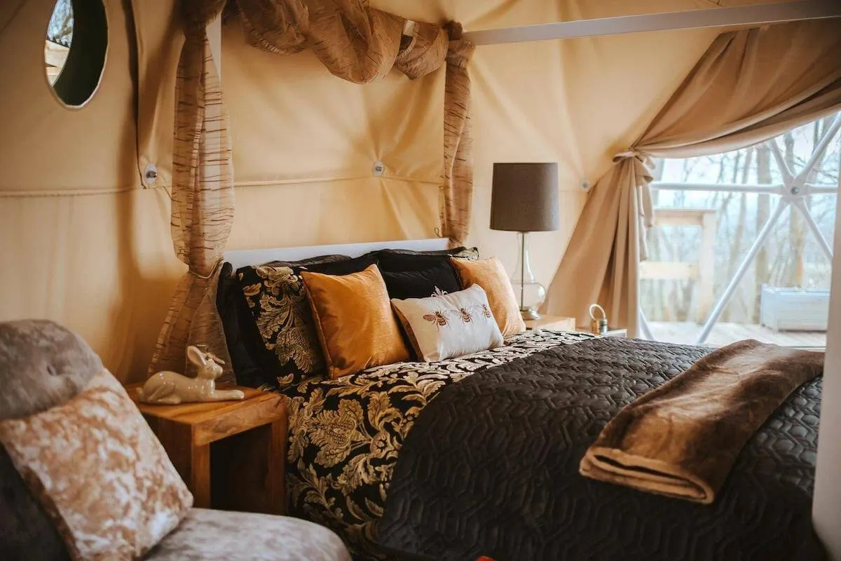 woodland espaces glamping interior design