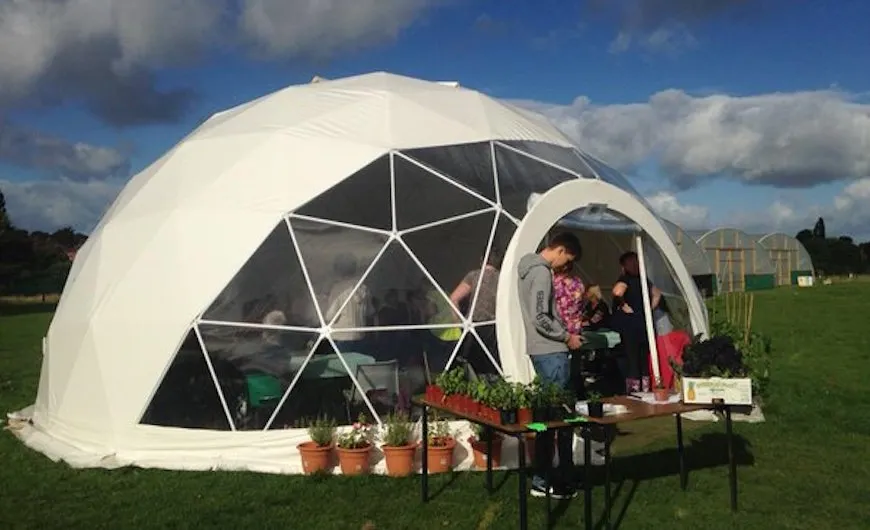 Bridge Community Farms dome