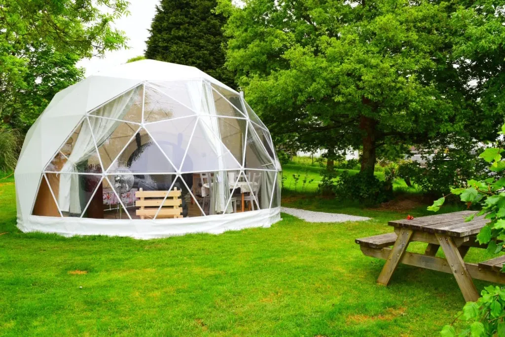 East Crinnis geodesic dome FDomes