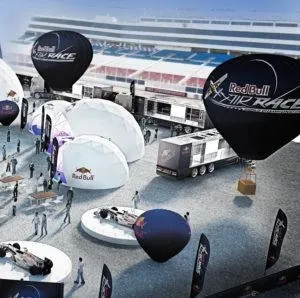 white dome tens white event Red Bulls